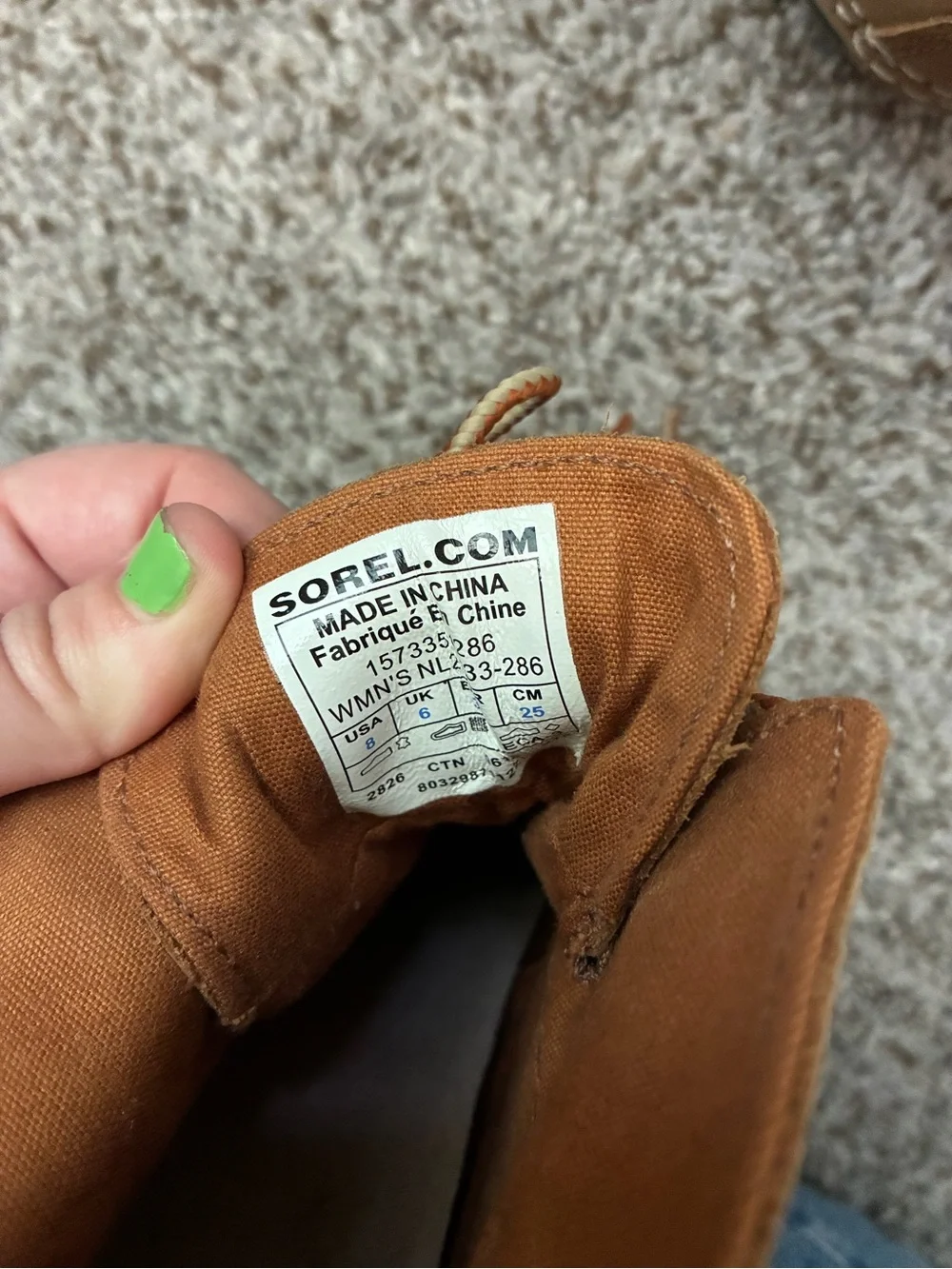 Sorel Duck Boots Out N About Women’s Size 8 Fall Winter